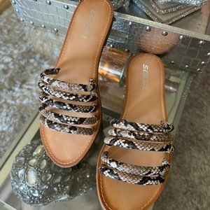 SODA snake sandals